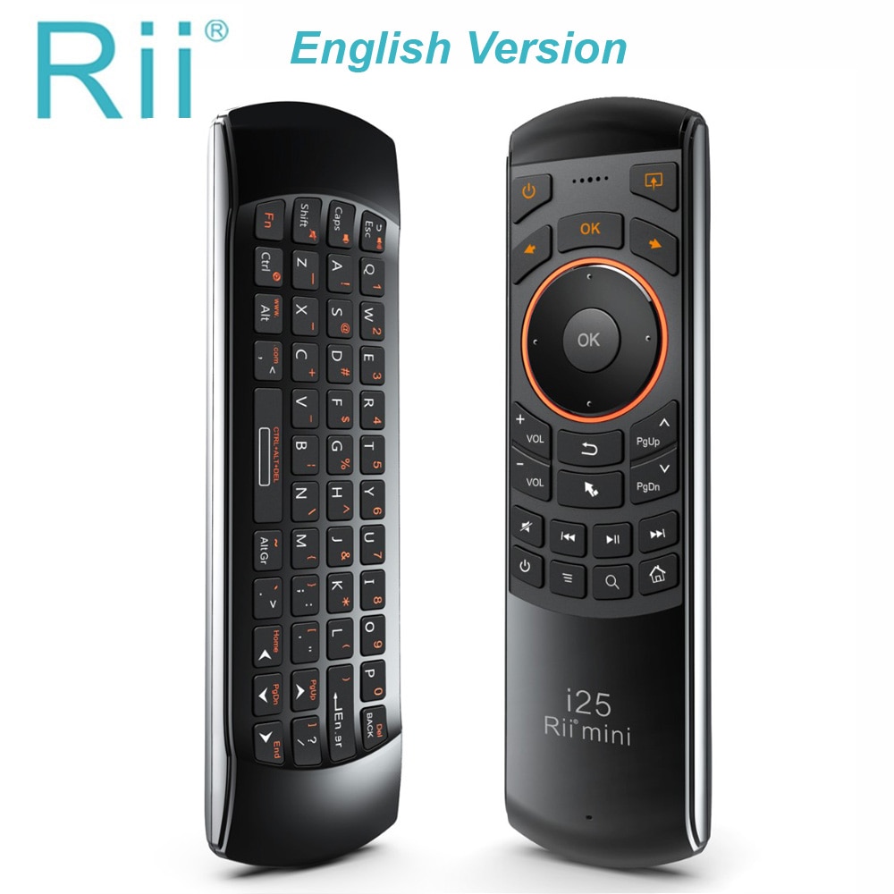 Rii i25 2.4G ̴   콺 Ű, IR   PC Teclado º Ʈ ȵ̵ TV ڽ